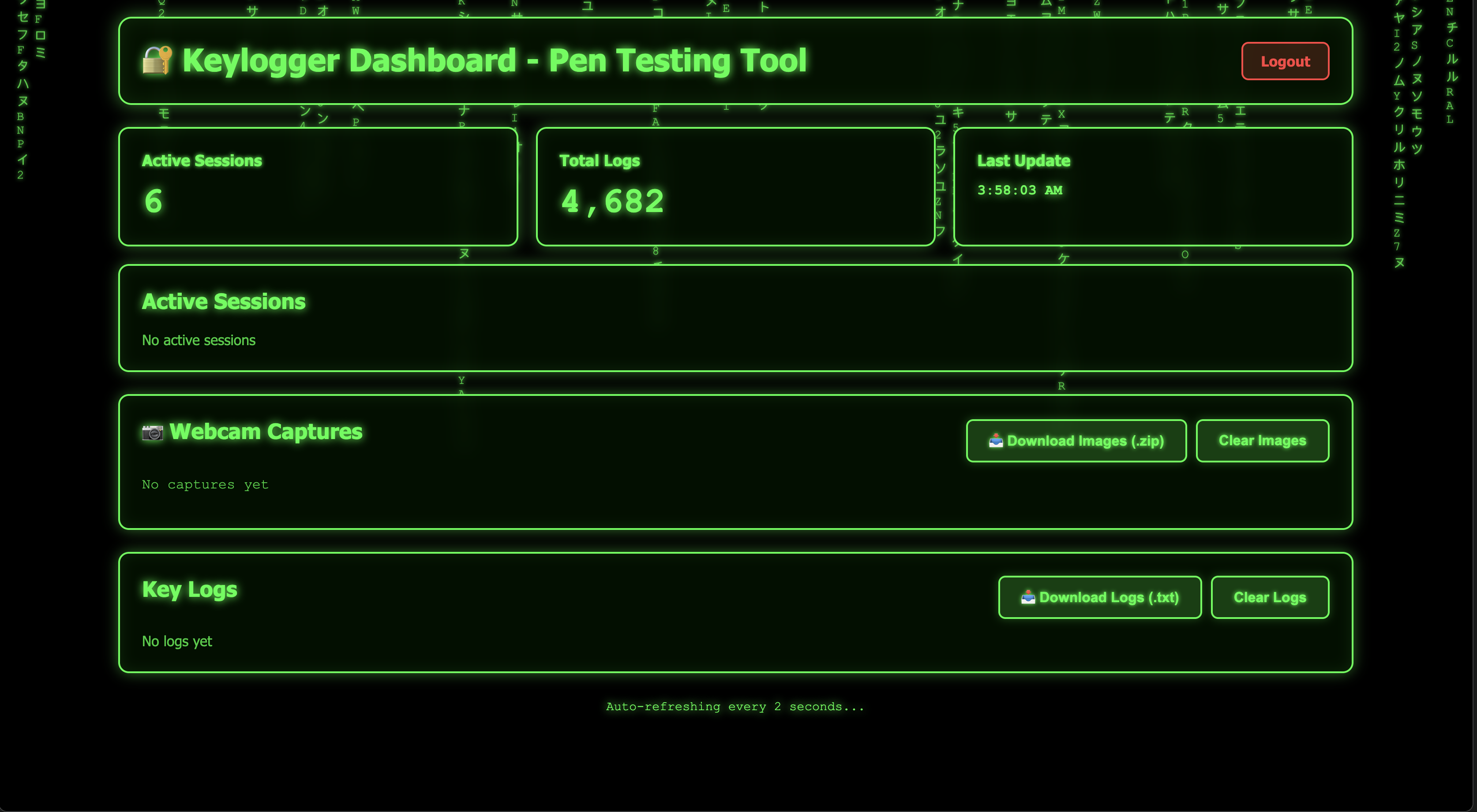 Advanced PenTest Keylogger