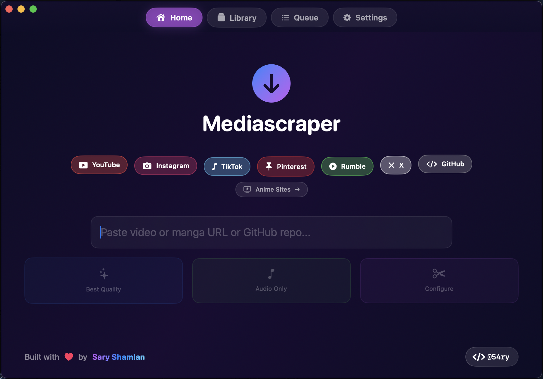 Mediascraper macOS app